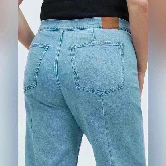 MADEWELL The Emmett Wide-Leg Crop Jean: Welt Pocket Edition in Kieran Wash - Picture 5 of 16